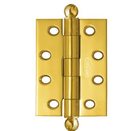 Superior Brass PB SS Butt Hinge Loose Pin inc screws PVD PB 100x75mm