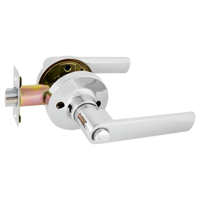 Gainsborough TradePro Bela Entrance Key In Lever Set Bright Chrome 1440PROBELBCK