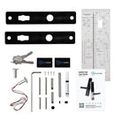 McGrath Hamilton Digital Lock With DDA Compliant Handles And 2 - Hour Fire Rating — Black Finish, 60/70mm Adjustable Latch - primehardware