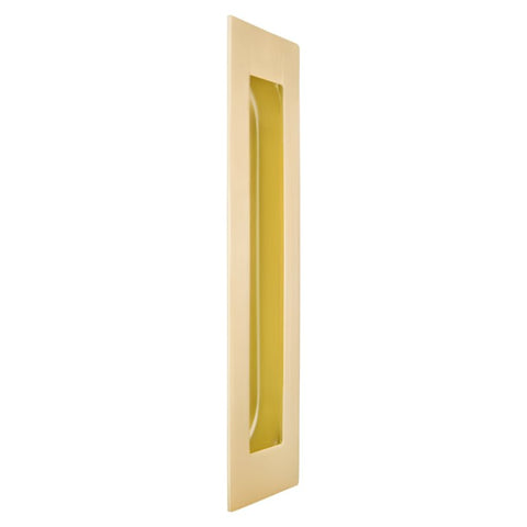 Gainsborough Flush Pull Rectangular 150mm Satin Brass 730FP150SB - primehardware