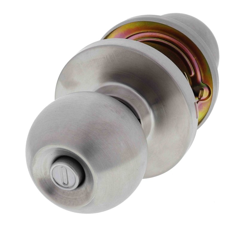Carbine Epsom 3000 Cylindrical Entrance set, 70mm backset, C4 Keyed to Differ, Display Pack, Satin Stainless Steel