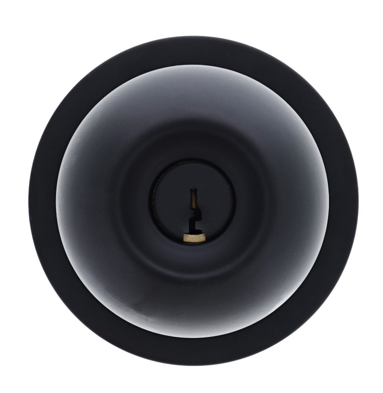 Carbine Epsom 3000 Cylindrical Vestibule set, 60mm backset, C4 Keyed to Differ, Boxed, Matte Black