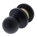 Carbine Epsom 3000 Cylindrical Half Cupboard Latch Set set, 70mm backset, , Boxed, Matte Black - primehardware