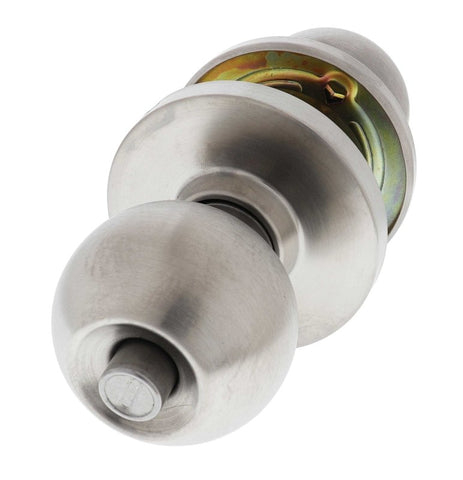 Carbine Epsom 3000 Cylindrical Entrance set, 60mm backset, No Cylinder, Boxed, Satin Stainless Steel - primehardware