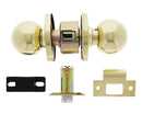 Carbine Epsom 3000 Cylindrical Passage set, 60mm backset, , Boxed, Polished Brass - primehardware