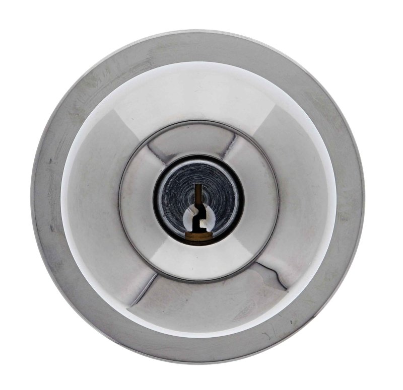 Carbine Epsom 3000 Cylindrical Vestibule set, 70mm backset, C4 Keyed to Differ, Boxed, Polished Stainless Steel