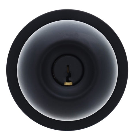 Carbine Epsom 3000 Cylindrical Double Cylinder Vestibule set, 70mm backset, , Boxed, Matte Black - primehardware