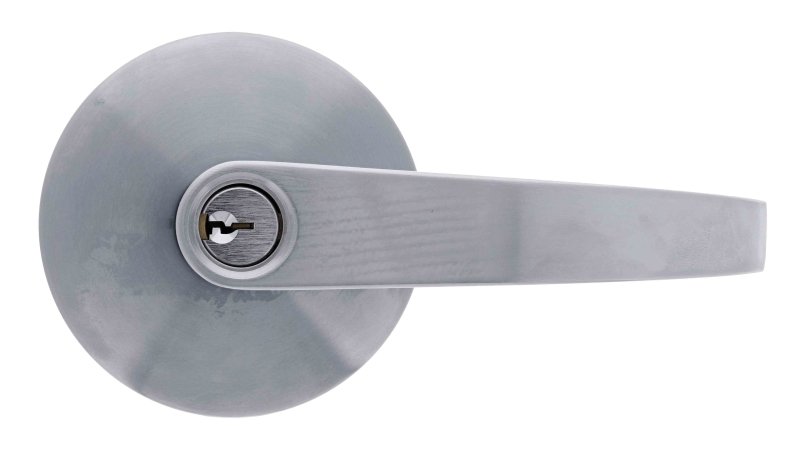 Carbine Doncaster 7000 Cylindrical Vestibule set, Clutching Disability Lever, 70mm backset, C4 Keyed to Differ, Boxed, Brushed Satin Chrome - primehardware