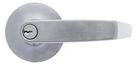 Carbine Doncaster 7000 Cylindrical Vestibule set, Standard Lever, 70mm backset, C4 Keyed to Differ, Boxed, Brushed Satin Chrome - primehardware