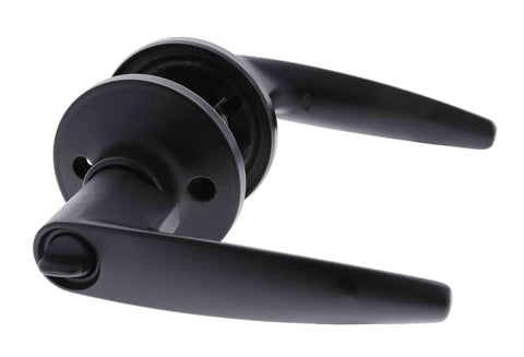 Carbine Kingston SL7000 Tiebolt Standard Entrance Lever set, C4 Keyed to Differ, Boxed, Matte Black - primehardware