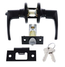 Carbine Kingston SL7000 Tiebolt Standard Entrance Lever set, C4 Keyed to Differ, Boxed, Matte Black - primehardware