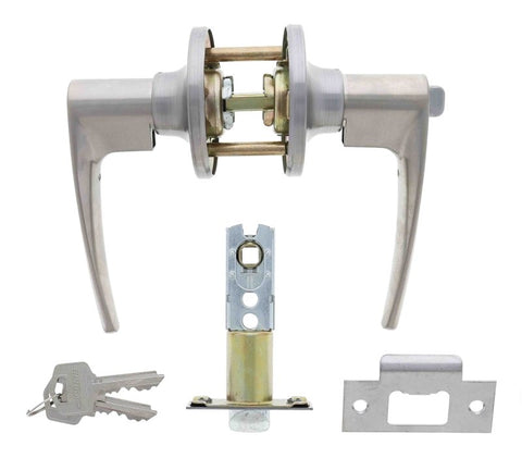 Carbine Kingston SL7000 Tiebolt Standard Entrance Lever set, TES5 Keyed to Differ, Boxed, Stainless Steel - primehardware