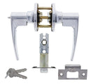 Carbine Kingston SL7000 Tiebolt Standard Entrance Lever set, C4 Keyed to Differ, Boxed, Chrome Plate - primehardware