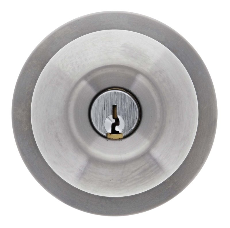 Carbine Epsom 3000 Cylindrical Double Cylinder Vestibule set, 60mm backset, C4 Keyed to Differ, Boxed, Satin Stainless Steel - primehardware