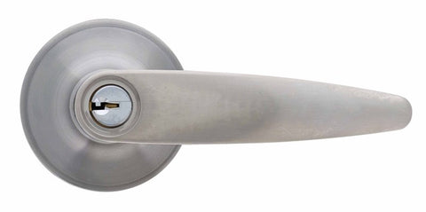 Carbine Kingston SL7000 Tiebolt Standard Entrance Lever set, C4 Keyed to Differ, Display Pack, Stainless Steel - primehardware