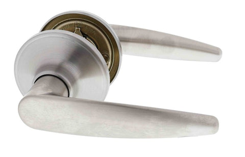 Carbine Kingston SL7000 Tiebolt Standard Passage Lever set, , Display Pack, Stainless Steel - primehardware