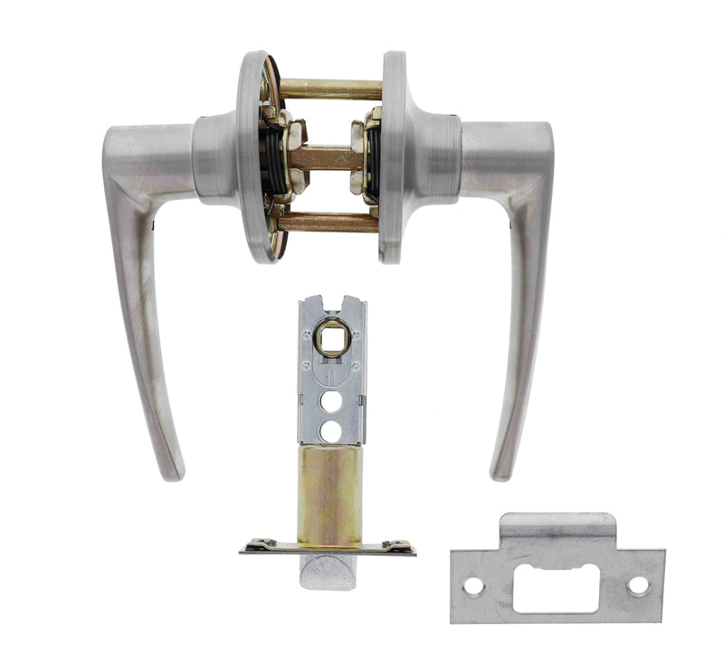 Carbine Kingston SL7000 Tiebolt Standard Passage Lever set,   , Display Pack, Stainless Steel