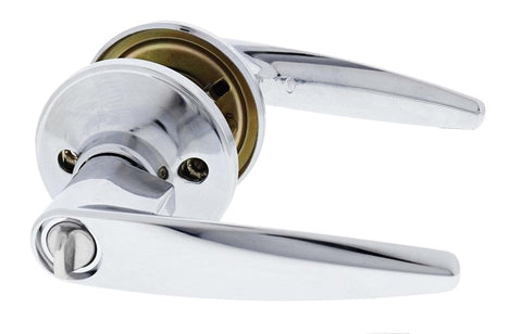 Carbine Kingston SL7000 Tiebolt Standard Entrance Lever set, C4 Keyed to Differ, Display Pack, Chrome Plate - primehardware