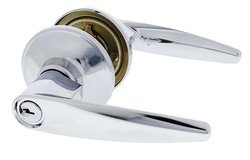 Carbine Kingston SL7000 Tiebolt Standard Entrance Lever set, C4 Keyed to Differ, Display Pack, Chrome Plate - primehardware