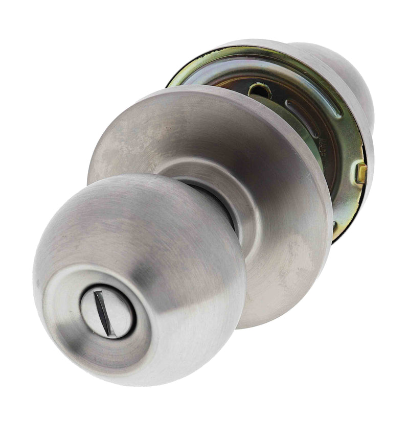 Carbine Epsom 3000 Cylindrical Privacy set, 70mm backset,  , Boxed, Satin Stainless Steel