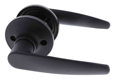 Carbine Kingston SL7000 Tiebolt Standard Passage Lever set, , Boxed, Matte Black - primehardware