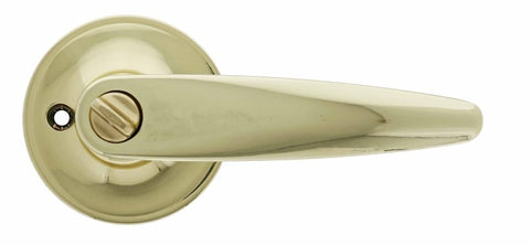 Carbine Kingston SL7000 Tiebolt Standard Privacy Lever set, , Boxed, Polished Brass - primehardware