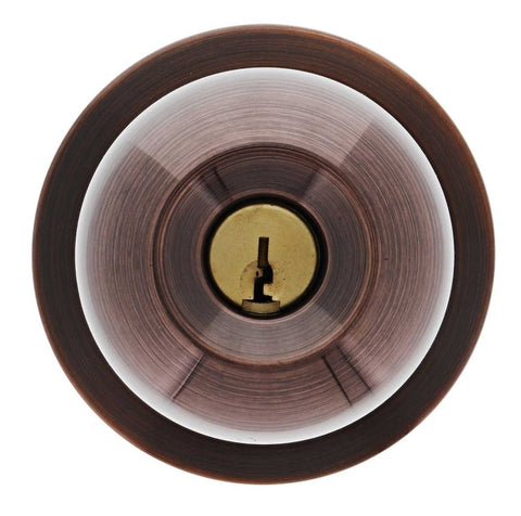 Carbine Epsom 3000 Cylindrical Entrance set, 60mm backset, C4 Keyed to Differ, Boxed, Antique Bronze - primehardware