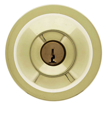 Carbine Epsom 3000 Cylindrical Entrance set, 70mm backset, C4 Keyed to Differ, Boxed, Polished Brass - primehardware
