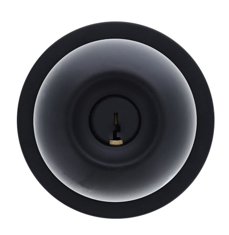 Carbine Epsom 3000 Cylindrical Entrance set, 70mm backset, C4 Keyed to Differ, Boxed, Matte Black - primehardware