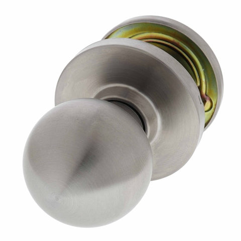 Carbine Epsom 3000 Cylindrical Half Cupboard Latch Set set, 70mm backset, , Boxed, Satin Stainless Steel - primehardware