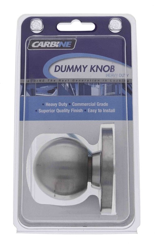 Carbine Epsom 3000 Cylindrical Dummy set, No Latch backset, , Display Pack, Satin Stainless Steel - primehardware