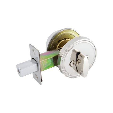 Gainsborough Choice Single Cylinder Dead Bolt Polished Stainless Steel 545PSS - primehardware