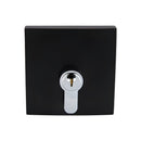Gainsborough Neue Double Cyclinder Deadbolt Smooth Square Matte Black 1851SMMBK - primehardware
