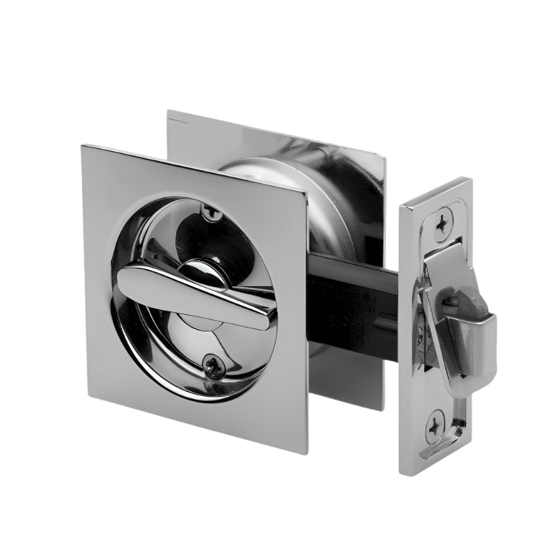 Gainsborough Privacy Sliding Cavity Set Square Bright Chrome 385BCC - primehardware