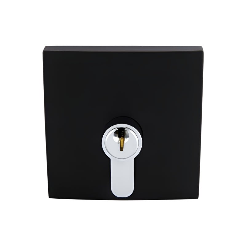 Gainsborough Neue Double Cyclinder Deadbolt Smooth Square Matte Black 1851SMMBK - primehardware