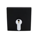 Gainsborough Neue Double Cyclinder Deadbolt Smooth Square Matte Black 1851SMMBK - primehardware