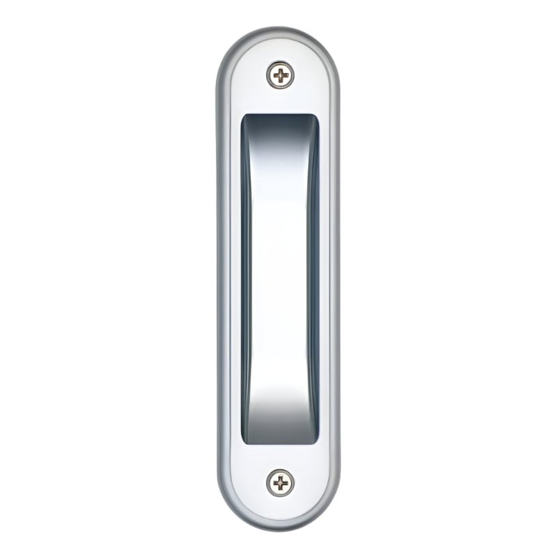 Gainsborough Flush Pull Radius Corner Satin Chrome 390SCS - primehardware