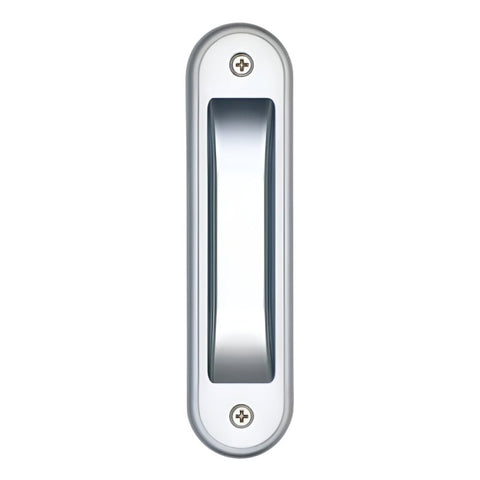 Gainsborough Flush Pull Radius Corner Satin Chrome 390SCS - primehardware