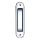 Gainsborough Flush Pull Radius Corner Satin Chrome 390SCS - primehardware