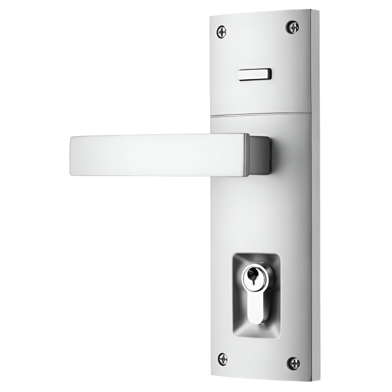Gainsborough Trilock Contemporary Angular Double Cyclinder Satin Chrome 8901ANGSCK