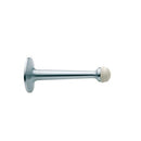 Gainsborough Wall Stop Rubber Buffer 100mm Satin Chrome 6204SC - primehardware