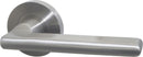 Zanda Jet Lever Door Handle on 55mm Round Rose – 304 Stainless Steel - primehardware