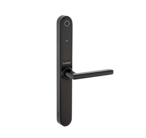 Zanda Stealth Smart Lock Long Plates – Matt Black - primehardware