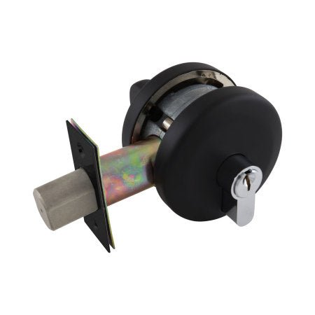 Gainsborough Neue Single Cyclinder Smooth Round Deadbolt Bright Chrome 1946SMBC - primehardware
