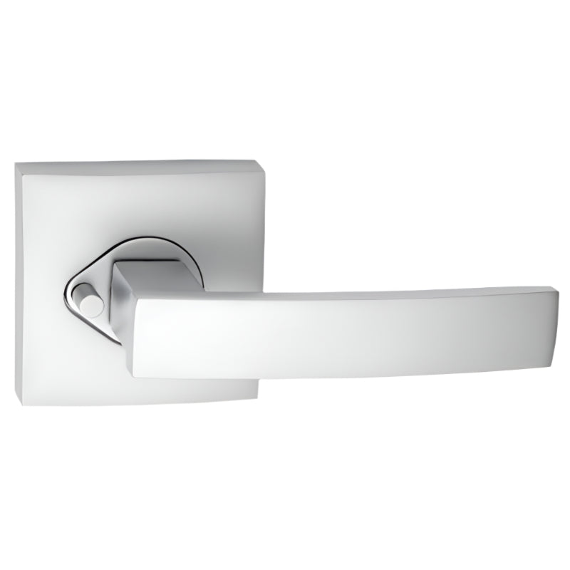 Gainsborough Neue Angular Privacy Smooth Square Satin Chrome 1815ANGSC - primehardware