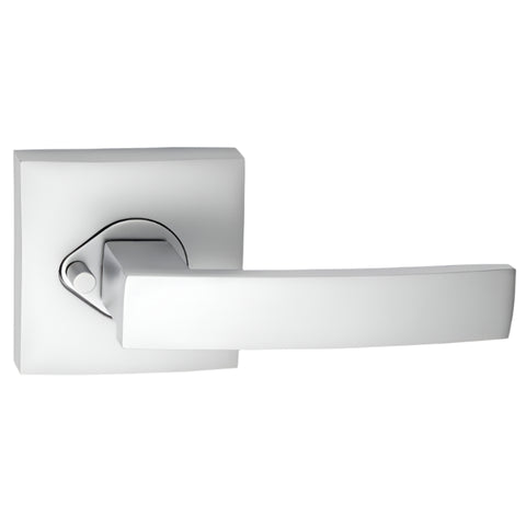 Gainsborough Neue Angular Privacy Smooth Square Satin Chrome 1815ANGSC - primehardware