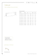 CASTELLA LINEAR TUBULAR KITCHEN CABINET HANDLE SATIN STAINLESS STEEL - AVAILABLE IN VARIOUS SIZES