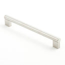 CASTELLA LINEAR FLUTE KITCHEN CABINET HANDLE SATIN STAINLESS STEEL - AVAILABLE IN VARIOUS SIZES