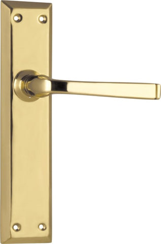 TRADCO MENTON LEVER DOOR HANDLE ON LONG BACKPLATE - CUSTOMISE TO YOUR NEEDS