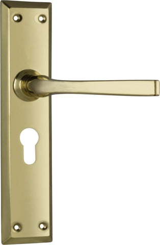 TRADCO MENTON LEVER DOOR HANDLE ON LONG BACKPLATE - CUSTOMISE TO YOUR NEEDS